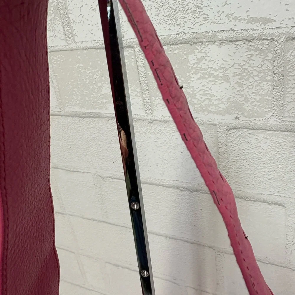 Escada Eluna Pink Leather Hobo Bag - Picture 4 of 11
